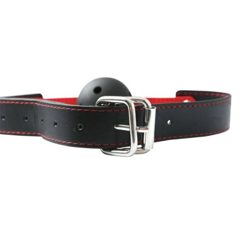 Sportsheets S&M Hush Ball Gag - anatomiczny knebel, czarny, 4,5 cm Sportsheets S&M Hush Ball Gag - anatomiczny knebel, czarny, 4,5 cm