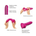 Strap-On-Me Sliding Skin Model Fuchsia M silikonowy, elastyczny 13,4 cm