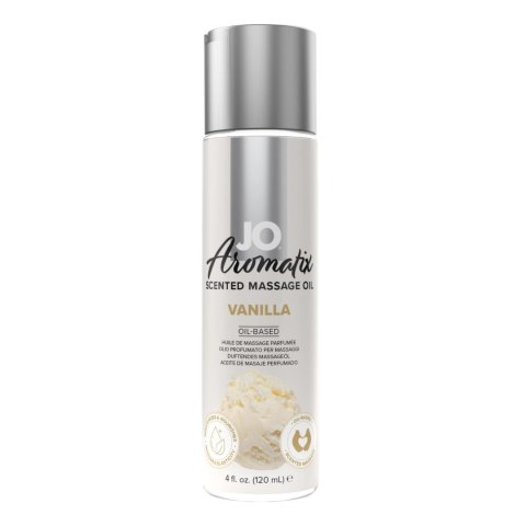 System JO Aromatix Olejek do masażu Wanilia 120 ml, witaminy i jojoba System JO Aromatix Olejek do masażu Wanilia 120 ml, witaminy i jojoba