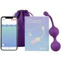 Vibio Clara Purple - Bezprzewodowe kulki do ćwiczeń mięśni Kegla Bluetooth