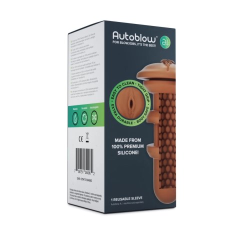 Autoblow A.I. Wkładka wymienna model Brown do maszyny intymnej Autoblow A.I. Wkładka wymienna model Brown do maszyny intymnej