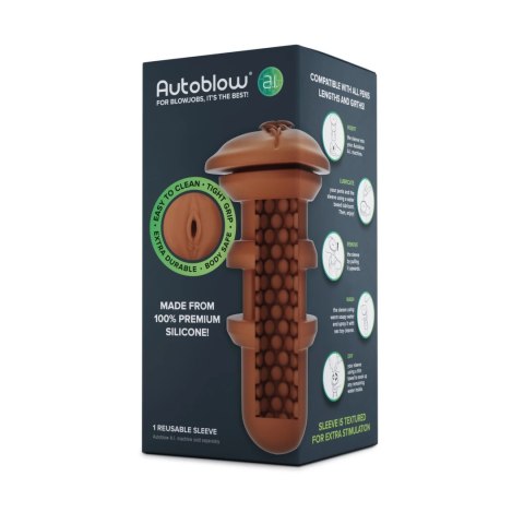Autoblow A.I. Wkładka wymienna model Brown do maszyny intymnej Autoblow A.I. Wkładka wymienna model Brown do maszyny intymnej