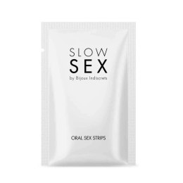 Bijoux Indiscrets Slow Sex Oral Strips Miętowe Płatki 7 sztuk