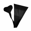 Bye Bra Adhesive Thong Black One Size - samoprzylepne stringi czarne