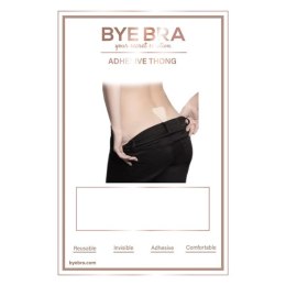 Bye Bra Adhesive Thong Lace Finish Nude - Bezszwowe, Samoprzylepne, One Size