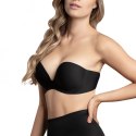 Bye Bra Gala Bra Black - samonośny biustonosz balkonetka, miseczka E