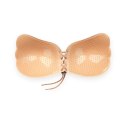 Bye Bra Lace-It Bra E Nude - Samonośny biustonosz z regulacją, wielorazowy