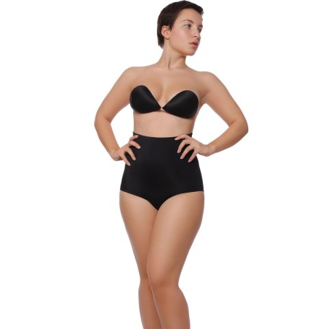 Bye Bra Padded Panties L Black - Majtki Modelujące z Pianką, Wysoki Stan Bye Bra Padded Panties L Black - Majtki Modelujące z Pianką, Wysoki Stan