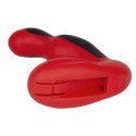 ElectraStim Silicone Fusion Habanero - ergonomiczny aplikator do stymulacji prostaty, czerwony, 13,1 cm