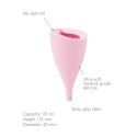 Intimina Lily Cup A kubeczek menstruacyjny silikonowy 28ml rożowy