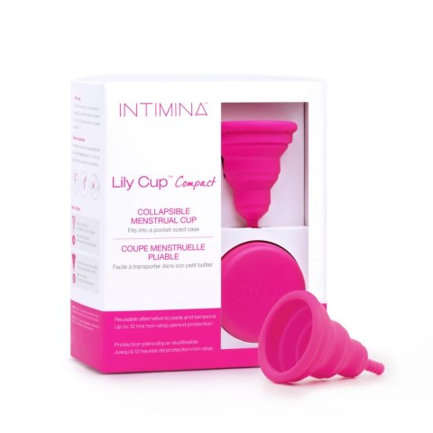 Intimina Lily Cup Compact B silikonowy kubeczek menstruacyjny składany