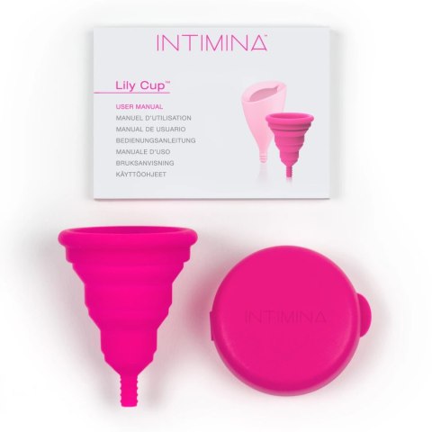 Intimina Lily Cup Compact B silikonowy kubeczek menstruacyjny składany Intimina Lily Cup Compact B silikonowy kubeczek menstruacyjny składany