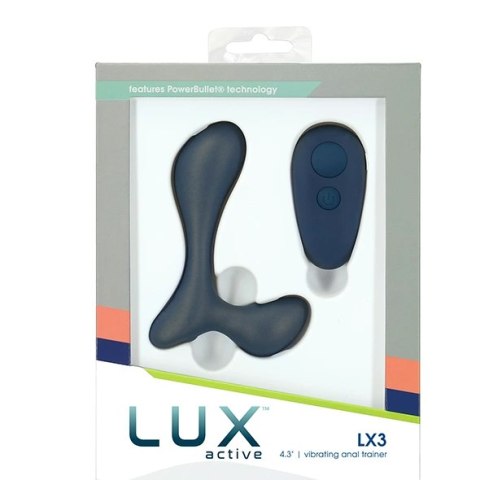 Lux Active LX3 masażer do stref intymnych z pilotem, silikonowy Lux Active LX3 masażer do stref intymnych z pilotem, silikonowy