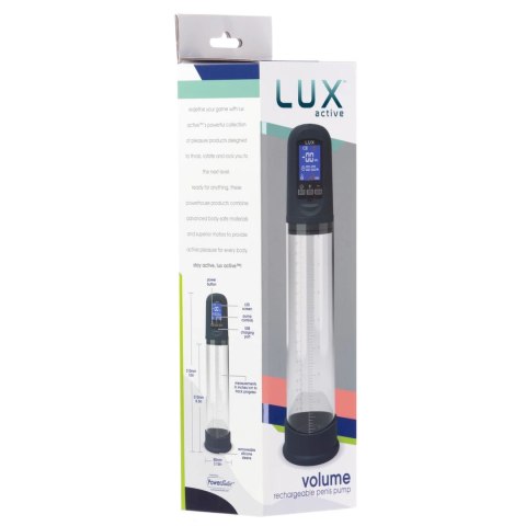 Lux Active Volume - cyfrowa pompa powiększająca z panelem LED, USB Lux Active Volume - cyfrowa pompa powiększająca z panelem LED, USB