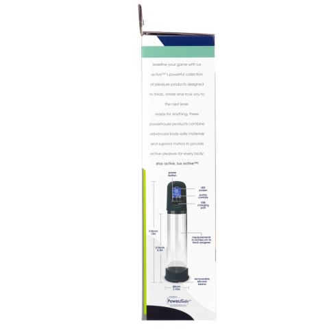 Lux Active Volume - cyfrowa pompa powiększająca z panelem LED, USB Lux Active Volume - cyfrowa pompa powiększająca z panelem LED, USB