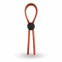 Rooster Ragnar Metallic Red pierścień regulowany silikonowy lasso