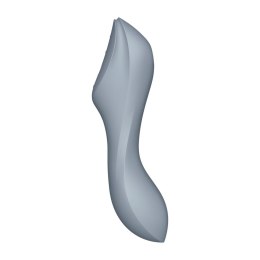 Satisfyer Curvy Trinity 3 Blue Grey - System Fali Powietrznej i Wibracji