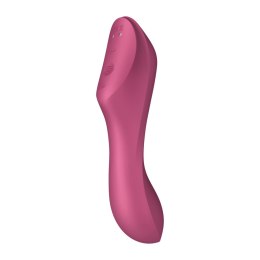 Satisfyer Curvy Trinity 3 Red - wielofunkcyjny model 3w1 z masażerem powietrznym