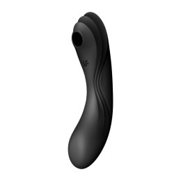 Satisfyer Curvy Trinity 4 Black - 3-funkcyjny masażer silikonowy IPX7