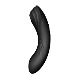 Satisfyer Curvy Trinity 4 Black - 3-funkcyjny masażer silikonowy IPX7