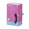 Satisfyer Curvy Trinity 4 Black - 3-funkcyjny masażer silikonowy IPX7