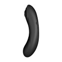 Satisfyer Curvy Trinity 4 Black - 3-funkcyjny masażer silikonowy IPX7