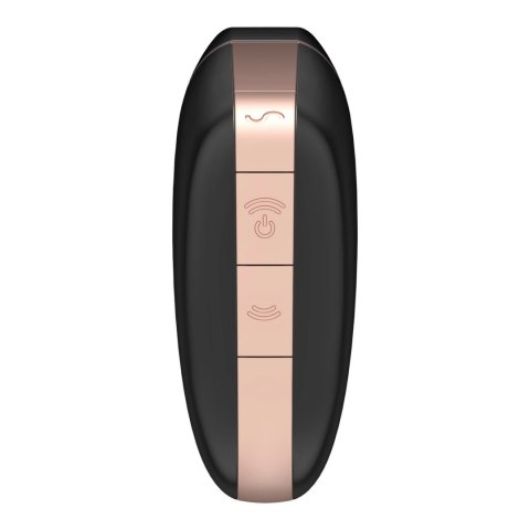 Satisfyer Love Triangle Black - Model z systemem Air Pulse i Bluetooth Satisfyer Love Triangle Black - Model z systemem Air Pulse i Bluetooth