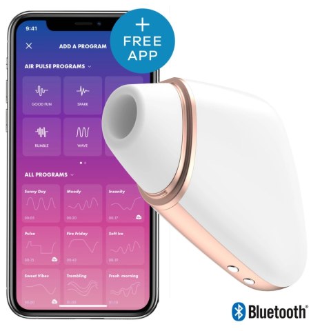 Satisfyer Love Triangle White - urządzenie z technologią Air Pulse, biel Satisfyer Love Triangle White - urządzenie z technologią Air Pulse, biel