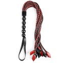 Sportsheets Saffron Braided Flogger pleciony pejcz ze sztucznej skory 61cm