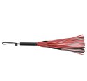 Sportsheets Saffron Flogger czarno-czerwony, uchwyt metalowy 58,4cm
