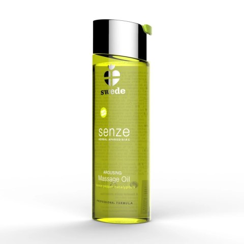 Swede Senze Massage Oil Lemon Pepper Eucalyptus 75ml - Wegański olejek do masażu