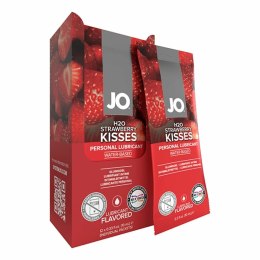 System JO H2O Strawberry - Zestaw smakowych saszetek 12x10 ml