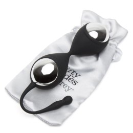 Fifty Shades of Grey Inner Goddess kulki Kegla silikonowe 78g czarne