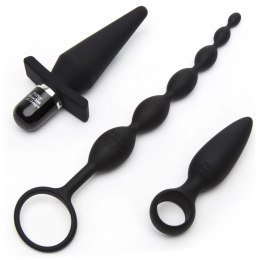 Fifty Shades of Grey Pleasure Overload Starter Kit 4-elementowy, czarny