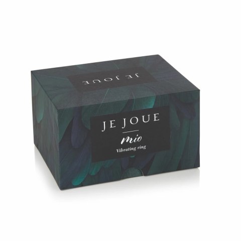 Je Joue Mio Black - elastyczny pierścień wibrujący, silikon, czarny Je Joue Mio Black - elastyczny pierścień wibrujący, silikon, czarny