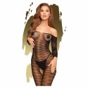 Penthouse Dreamy Diva bodystocking XL czarne, prześwitujące