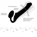 Strap-On-Me Bendable Black M - Model anatomiczny bez paska, silikonowy