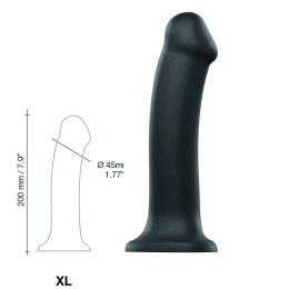 Strap-On-Me Bendable Model Dual Density Czarny XL silikonowy 20cm