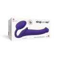 Strap-On-Me Bendable Strap-On Purple M - silikonowy, elastyczny, Red Dot