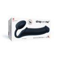 Strap-On-Me Bendable System Black XL - silikonowy model anatomiczny
