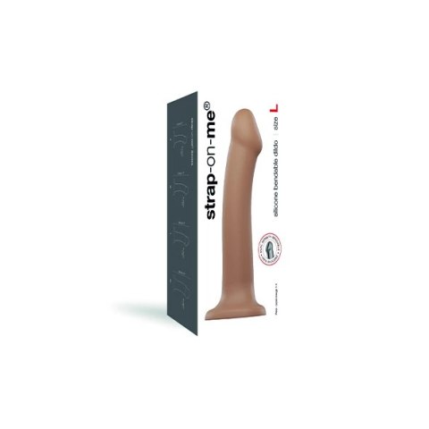 Strap-On-Me Dual Density Bendable Model Caramel L, silikonowy, 19 cm Strap-On-Me Dual Density Bendable Model Caramel L, silikonowy, 19 cm