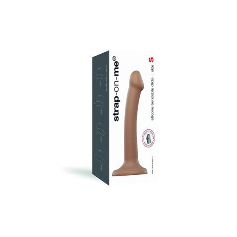 Strap-On-Me Dual Density Bendable S silikonowy model z przyssawką caramel Strap-On-Me Dual Density Bendable S silikonowy model z przyssawką caramel