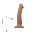 Strap-On-Me Dual Density Model Bendable Caramel M - silikonowy, elastyczny