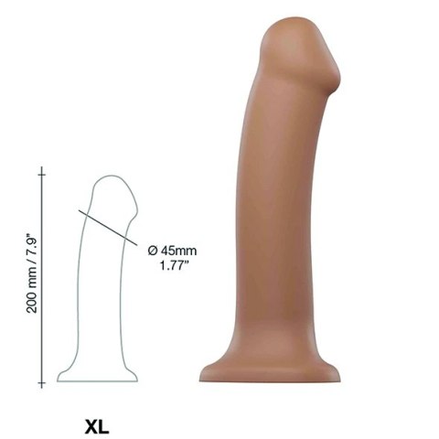 Strap-On-Me Dual Density Model XL Caramel silikonowy, elastyczny 20cm Strap-On-Me Dual Density Model XL Caramel silikonowy, elastyczny 20cm