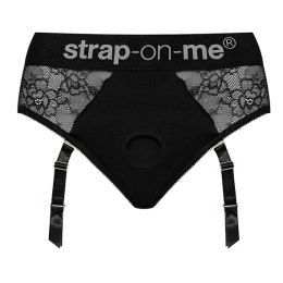 Strap-On-Me Harness Diva XL koronkowa uprząż z regulacją i mikrofibrą