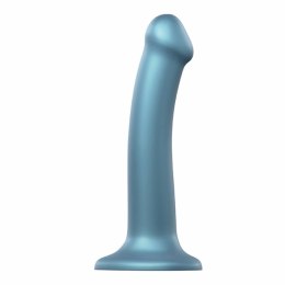 Strap-On-Me Mono Density Metallic Shine Duck Blue 18 cm silikonowy model