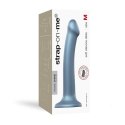 Strap-On-Me Mono Density Metallic Shine Duck Blue 18 cm silikonowy model