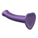Strap-On-Me Mono Density Purple Shine - model z przyssawką, 18 cm
