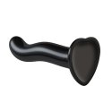 Strap-On-Me P&G Spot Dildo M czarny silikonowy model z przyssawką 18 cm