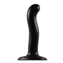 Strap-On-Me P&G Spot L czarny - silikonowy model z przyssawką 19 cm